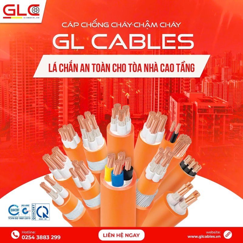 Cáp chống cháy chính hãng uy tín chất lượng cao tại GL Cables