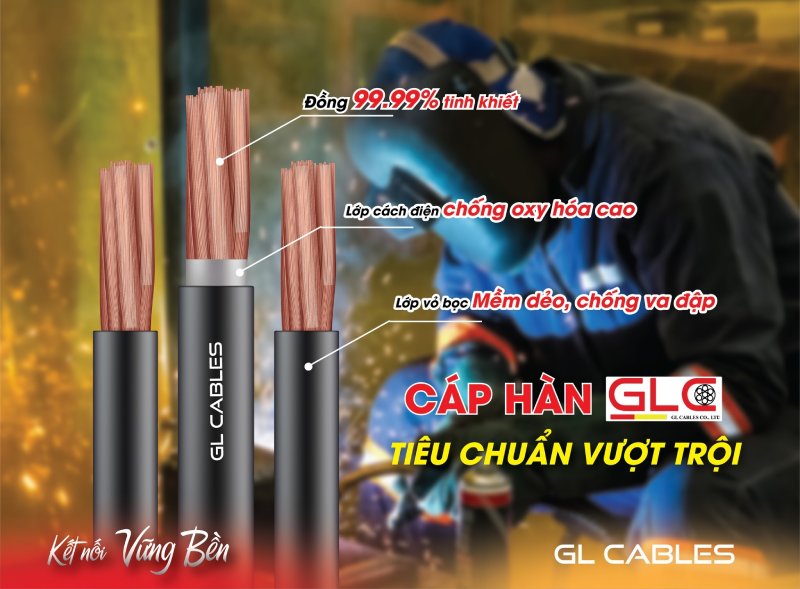 Ưu điểm nổi bật của dây cáp hàn uy tín tại GL Cables