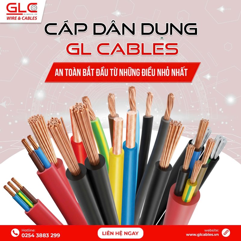 Mua dây điện dân dụng chính hãng, giá tốt cho đại lý, nhà phân phối tại GL Cables